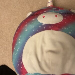 Large, unicorn rainbow pig squish, mellow